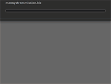 Tablet Screenshot of mannystransmission.biz